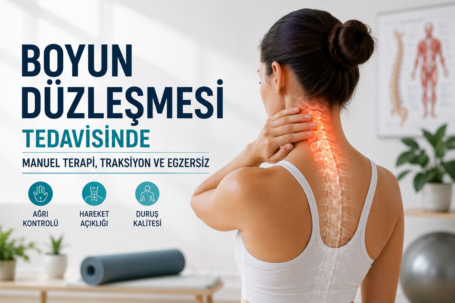 Boyun Düzleşmesi Tedavisinde Manuel Terapi, Traksiyon ve Egzersiz