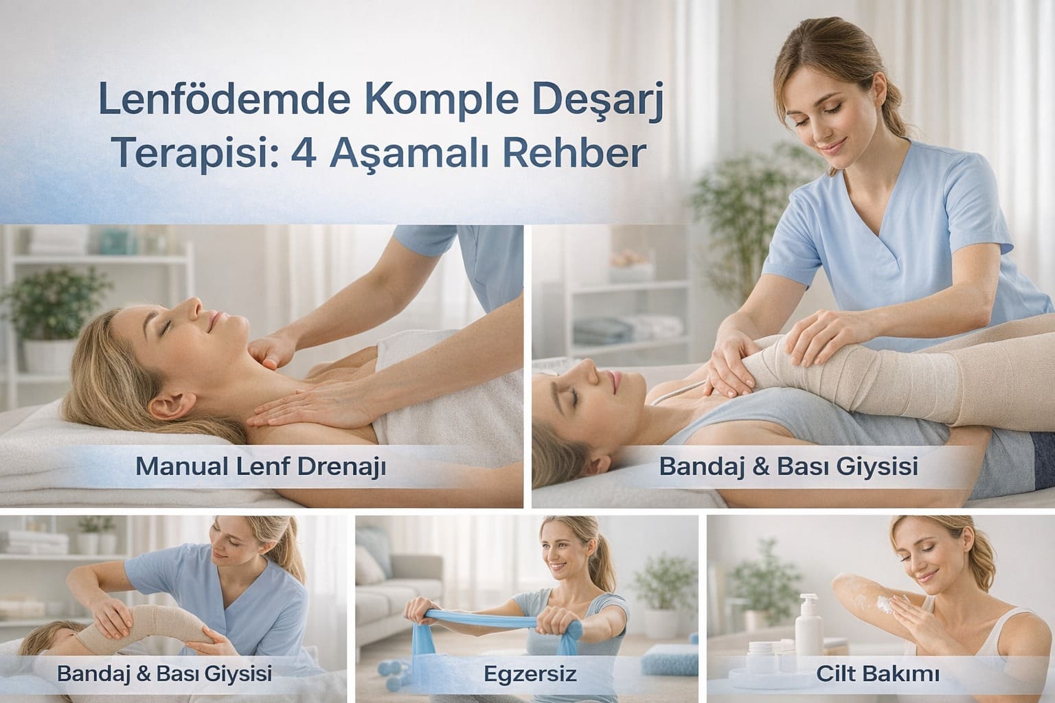 Lenfödemde Komple Deşarj Terapisi: 4 Aşamalı Rehber